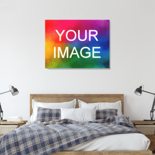 Toile Photo personnalisée Logo photo de la meilleure qua