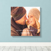 Toile photo personnalisée - Recouvrement de texte (Insitu (Plancher de Bois))