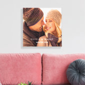 Toile photo personnalisée - Recouvrement de texte (Insitu(Salon))