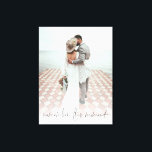 Toile Photo personnalisée Se souvenir de ce Mariage de m<br><div class="desc">Photo Personnalisée Rappelez-Vous Ce Moment Mariage. Remplacez simplement l'exemple de photo par votre préféré d'orientation portrait et de haute résolution. Romantique dicton Se souvenir de ce moment est dans un élégant script fixe en bas. Vous pouvez modifier la couleur de ce texte si nécessaire pour mieux convenir à votre photo...</div>