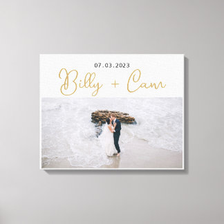 Toile Photo personnalisée Se souvenir de ce moment Maria