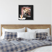 Toile Photo Pet Memorial avec chien d'or (Insitu(Chambre))