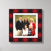 Toile Photo Plaid Buffalo Holiday (Recto)