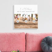 Toile Photo Rustic Collage Monogram NEWLYWEDS WEDDING (Insitu(Salon))