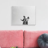Toile Photo simple et moderne de mouette sur la statue (Insitu(Salon))