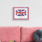 Toile Photo UNION JACK patriotique (Insitu(Salon))