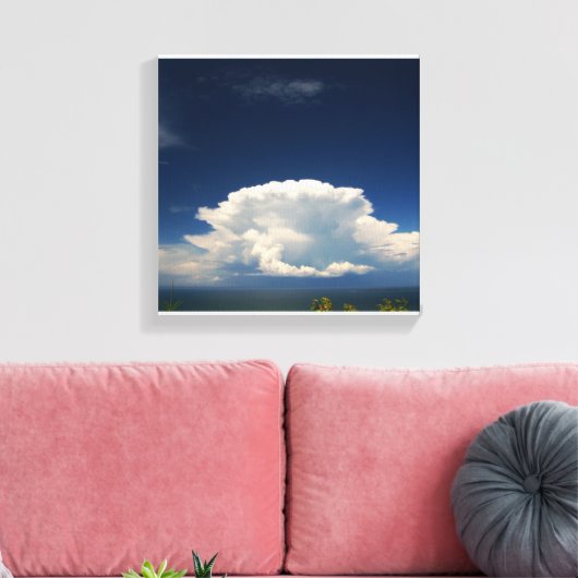 Toile Photo White Puffy Cloud (Insitu(Salon))