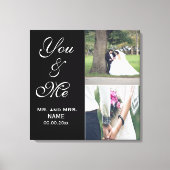 Toile photo You & Me Mariage Imprimer (Recto)