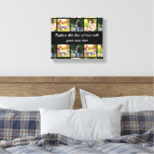 Toile photocollage et texte (Insitu(Chambre))