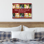 Toile photocollage et texte (Insitu(Chambre))