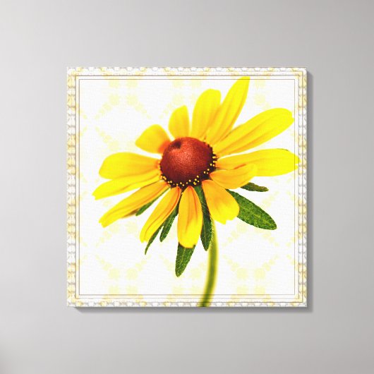 Toile Photographe d'A Black-Eyed Susan Blossom (Recto)