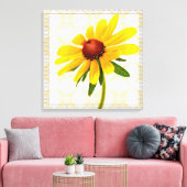 Toile Photographe d'A Black-Eyed Susan Blossom (Insitu(Salon))