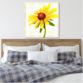 Toile Photographe d'A Black-Eyed Susan Blossom (Insitu(Chambre))
