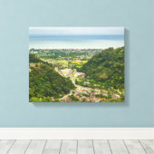 Toile photographie aérienne de la forêt (Insitu (Plancher de Bois))