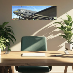 Toile Photographie d'avion de guerre Avion vintage de co