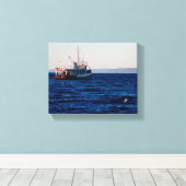 Toile Photographie de baie de Mutiny par gros temps bleu (Insitu (Plancher de Bois))