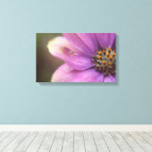 Toile Photographie de fleurs violettes (Insitu (Plancher de Bois))