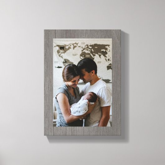 Toile Photographie de la texture du bois (Recto)