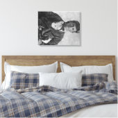Toile Photographie de Outlaw Jesse James Portrait (Insitu(Chambre))