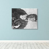 Toile Photographie de Outlaw Jesse James Portrait (Insitu (Plancher de Bois))