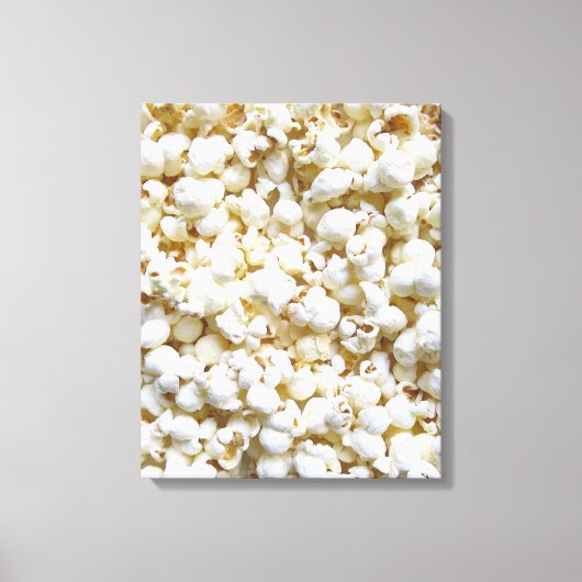 Toile Photographie de Popcorn Texture Décor lumineux (Recto)