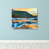 Toile Photographie du paysage (Insitu (Plancher de Bois))