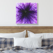 Toile Photographie macro à fleurs violettes (Insitu(Chambre))