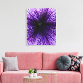 Toile Photographie macro à fleurs violettes (Insitu(Salon))