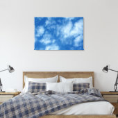 Toile Photographie partiellement nuageuse du ciel bleu (Insitu(Chambre))