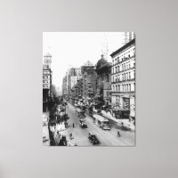 Photographie vintage de Broadway NYC (1920)