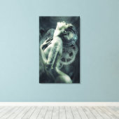 Toile Photomontage Steampunk (Insitu (Plancher de Bois))