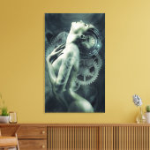 Toile Photomontage Steampunk (Insitu(Salon))