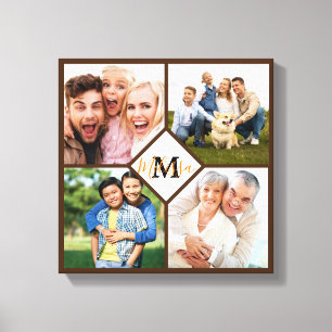 Toile Photos de famille personnalisées