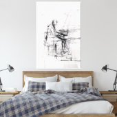 Toile Pianiste Abstrait - Musique expressive (Insitu(Chambre))