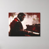 Toile Pianiste de bar de nuit (Recto)