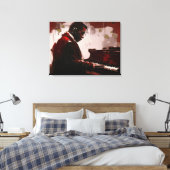 Toile Pianiste de bar de nuit (Insitu(Chambre))