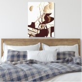 Toile Piano Art Abstrait (Insitu(Chambre))