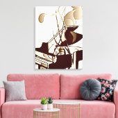 Toile Piano Art Abstrait (Insitu(Salon))