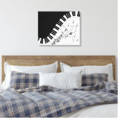 Toile Piano Keyboard Music Design (Insitu(Chambre))