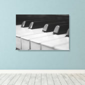 Toile Piano macro closeuse (Insitu (Plancher de Bois))