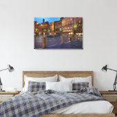 Toile Piazza Del Campo à la tombée de la nuit, Sienne. (Insitu(Chambre))