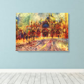 Toile Piazza San Marco, Venise par Pierre Renoir (Insitu (Plancher de Bois))
