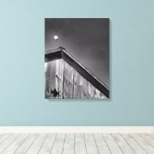 Toile Pic de grange contre le ciel (Insitu (Plancher de Bois))
