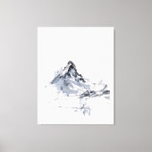 Toile Pic de montagne Abstrait (Recto)