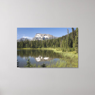 Toile Pic Montagneux Reflété Dans Un Lac