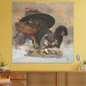 Toile Picardy Spaniel, Saison Chasse (Insitu(Salon))