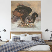 Toile Picardy Spaniel, Saison Chasse (Insitu(Chambre))