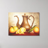 Toile Pichet avec des Oranges (Recto)