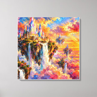 Toile Pichet de la Citadelle de Cristal : Fantaisie Flot