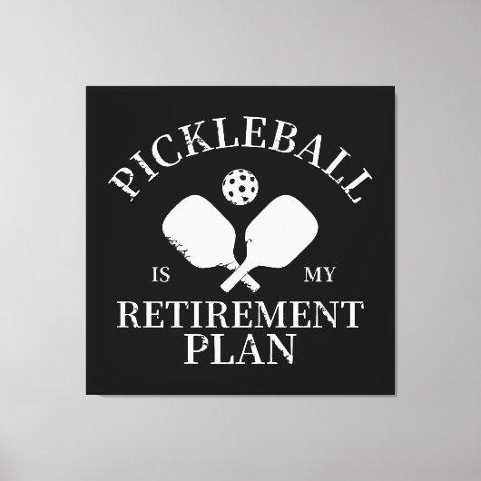 Toile pickleball est mon projet de retraite (Recto)